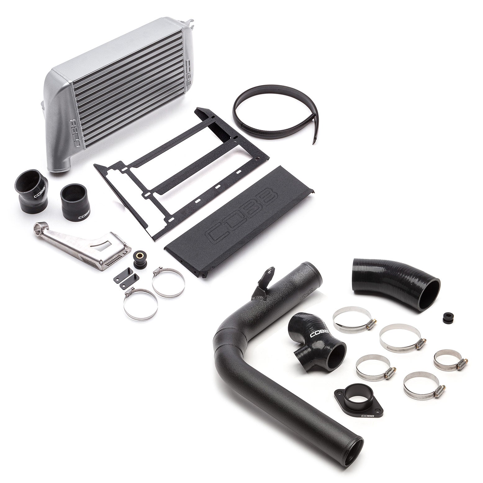 COBB Top Mount Intercooler Kit (Silver) Subaru WRX 2015-2021 - Dirty Racing Products