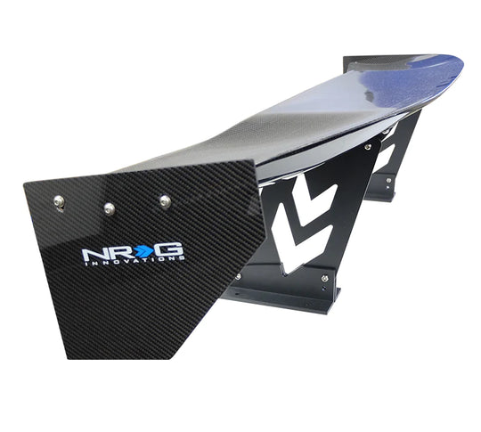 NRG Innovations Carbon Fiber Wing 59" w/NRG logo - Dirty Racing Products