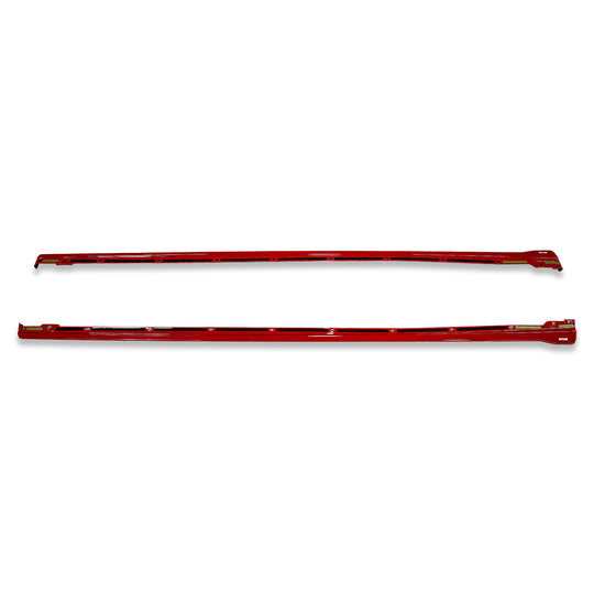 STI Side Skirts Under Spoiler Cherry Red Subaru WRX 2022+ - Dirty Racing Products