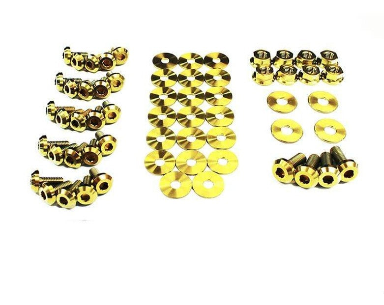 Dress Up Bolts Titanium Full Engine Bay Kit Ford Mustang (2005-2009) - Dirty Racing Products