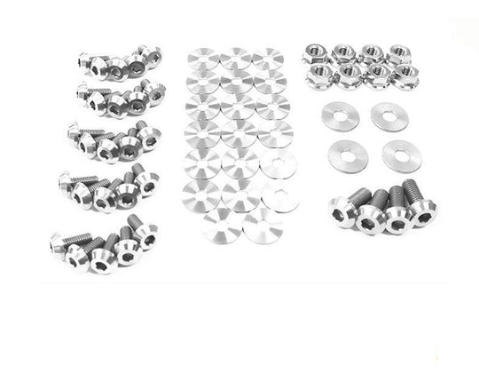 Dress Up Bolts Titanium Full Engine Bay Kit Ford Mustang (2005-2009) - Dirty Racing Products