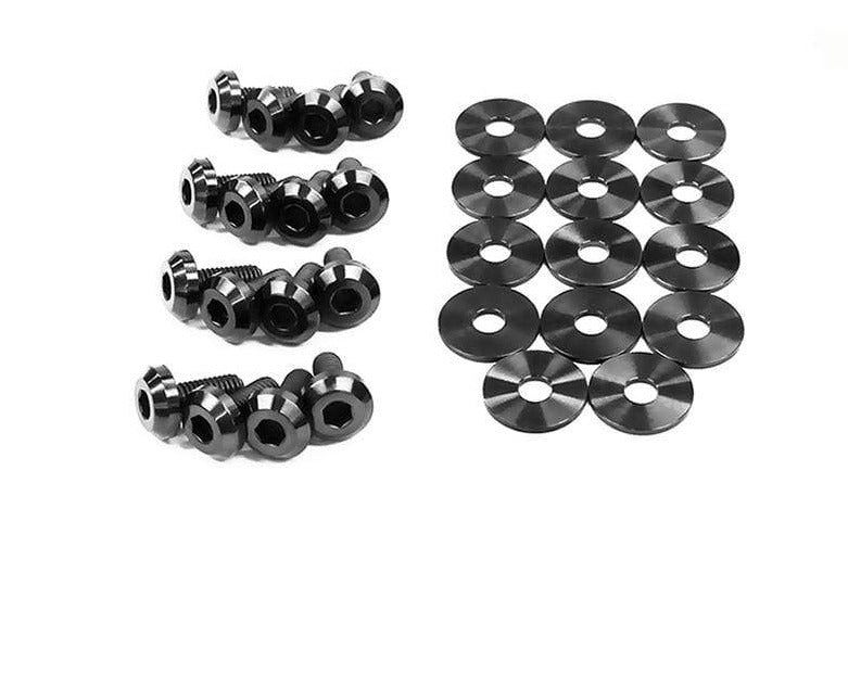 Dress Up Bolts Titanium Partial Engine Bay Kit Ford Mustang (2005-2009) - Dirty Racing Products