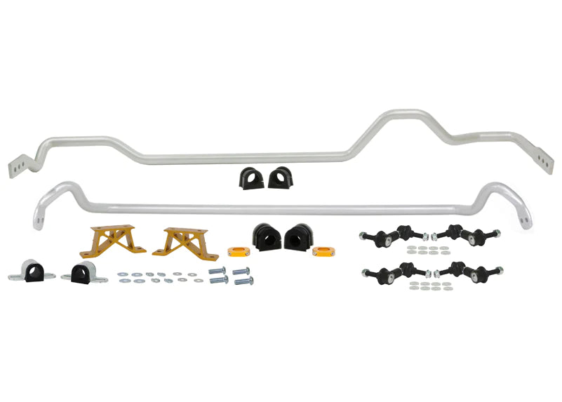 Whiteline Front And Rear 24mm Sway Bar Vehicle Kit w/Mounts Subaru STi 2007 - Dirty Racing Products