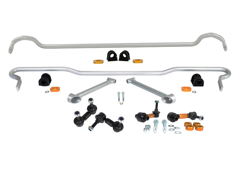 Whiteline Front And Rear 22mm Sway Bar Vehicle Kit w/Endlinks Subaru WRX 2008-2010 Hatch - Dirty Racing Products