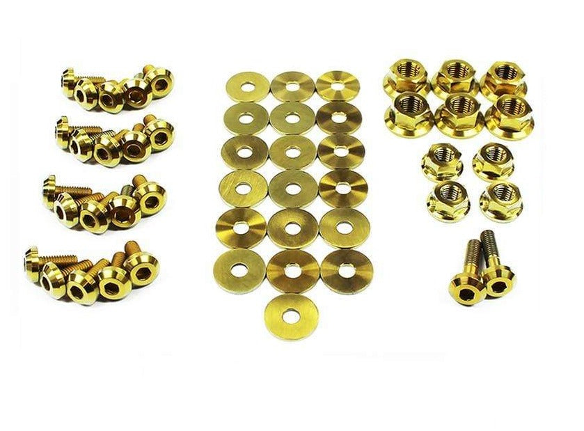 Mazda RX-7 FD/FD3S (1992-2002) Titanium Dress Up Bolts Engine Bay Kit - Dirty Racing Products