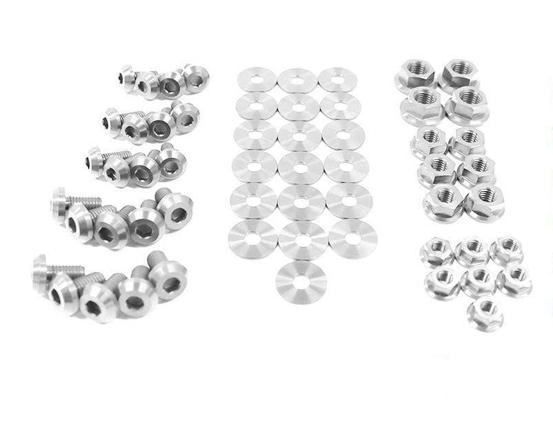 Mazda RX-8 FE (2003-2012) Titanium Dress Up Bolts Engine Bay Kit - Dirty Racing Products