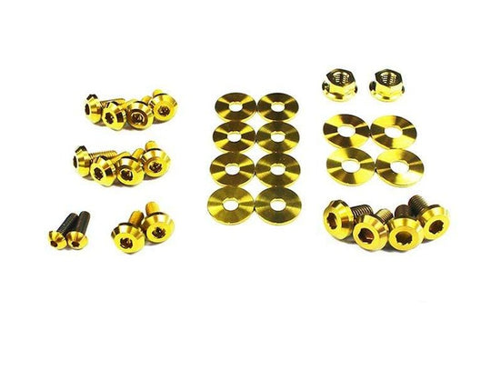 Dress Up Bolts Titanium Partial Engine Bay Kit Mitsubishi 1G Eclipse (1990-1994) - Dirty Racing Products
