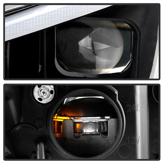 Spyder Apex Switchback DRL Bar Halogen Headlights Subaru WRX / STI 2015-2020 (Black) - Dirty Racing Products