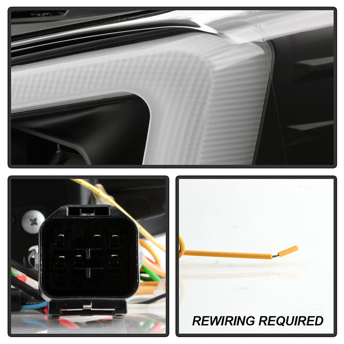 Spyder Apex Switchback DRL Bar Halogen Headlights Subaru WRX / STI 2015-2020 (Black) - Dirty Racing Products
