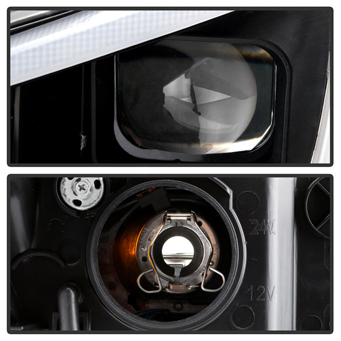 Spyder Signature Switchback LED DRL Bar Projector Headlights Subaru WRX 2015-2020 Halogen Model (Black) - Dirty Racing Products