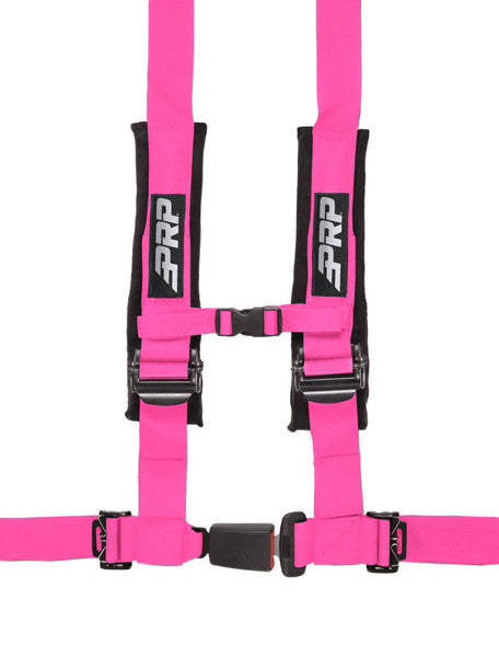 PRP 4 point, 2 inch Off Road Safety Harness - Pink - Dirty Racing Products