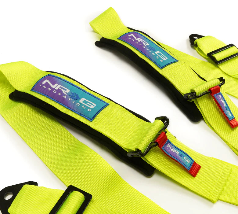 NRG Innovations SFI Seat Belt Harness Cam Lock - Neon Green - Dirty Racing Products