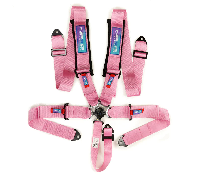 NRG Innovations SFI Seat Belt Harness Cam Lock - Pink - Dirty Racing Products
