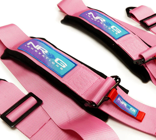 NRG Innovations SFI Seat Belt Harness Cam Lock - Pink - Dirty Racing Products