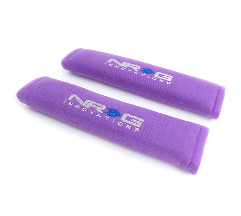 NRG Innovations Seat Belt Pads - Purple - Dirty Racing Products