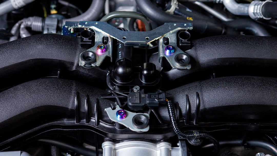 Dress Up Bolts Titanium Hardware Upper Intake Manifold Kit Subaru FA24D Engine - Dirty Racing Products