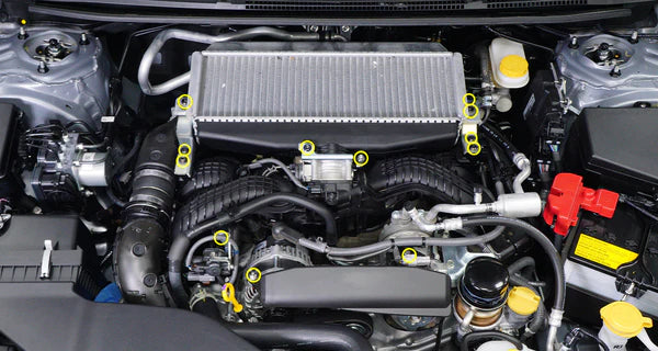 Dress Up Bolts Titanium Hardware Engine Kit - Subaru WRX VB - FA24F Engine - Dirty Racing Products