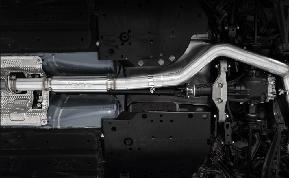 MBRP 3" Quad Rear Exit Race Profile Cat Back Exhaust w/Carbon Fiber Tips Subaru WRX 2022 - Dirty Racing Products
