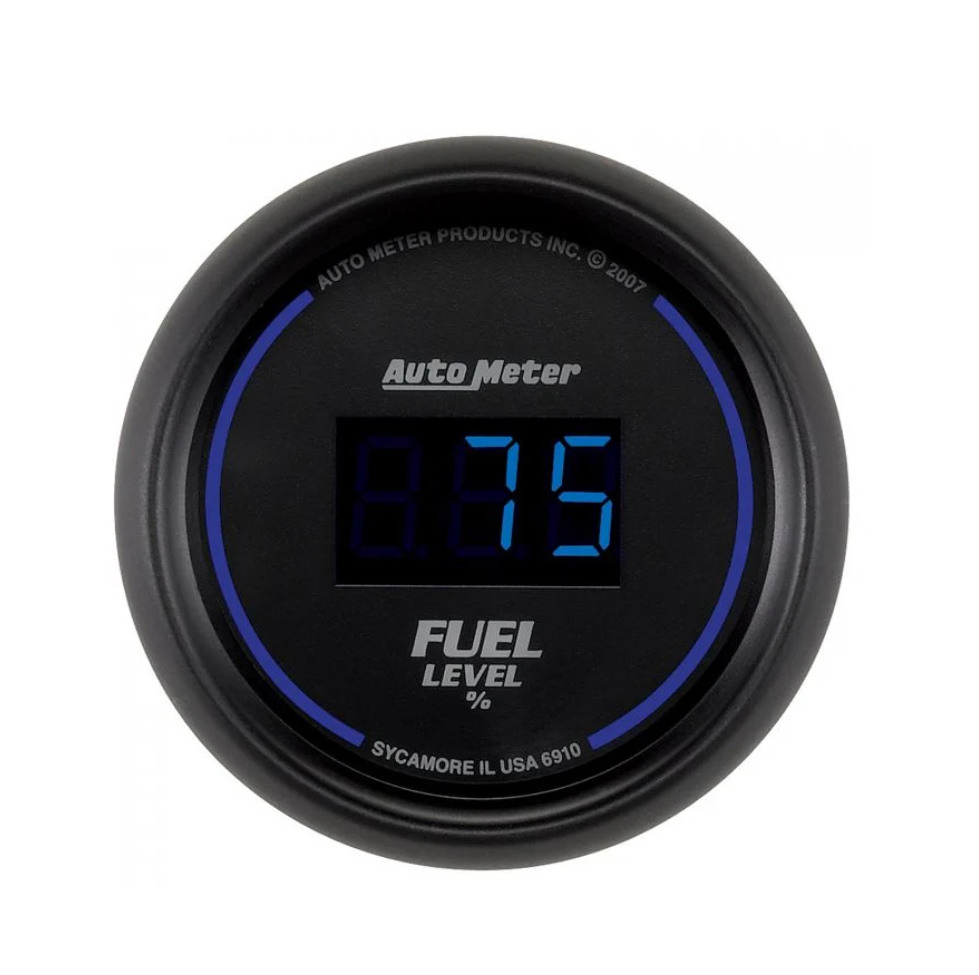 Autometer Cobalt Fuel Level Gauge Digital 52mm - Dirty Racing Products