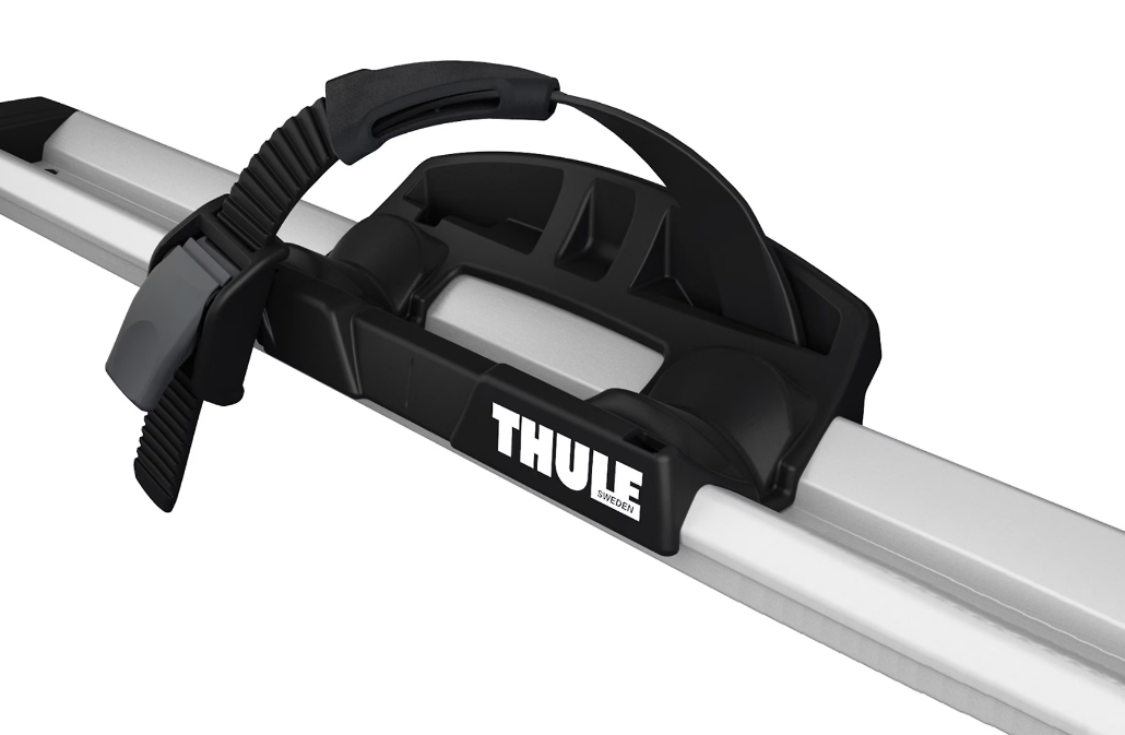 Thule UpRide - Roof Top Bike Rack Wheel Mount (No Frame Contact) - Black/Aluminum - Dirty Racing Products