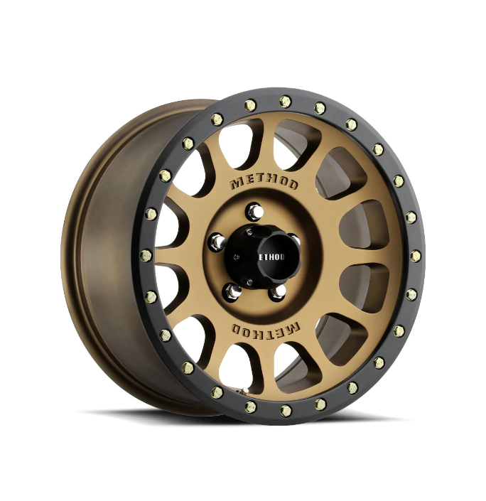 Method Race Wheels MR305 NV 17x8.5 5x5 0mm - Bronze Matte Black Lip Wheel - Dirty Racing Products