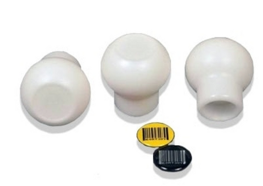 Kartboy Knuckle Ball Shift Knob White Delrin 5MT or 6MT - Dirty Racing Products