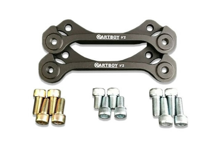 Kartboy V2 Big Brake Adapters 2 Pot Rear 2002-2005 WRX / 2000-2009 Legacy GT / 2000-2008 Forester - Dirty Racing Products