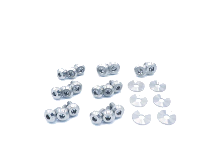 Dress Up Bolts Titanium Partial Engine Bay Kit Nissan Silvia S13 (1989-1995) - Dirty Racing Products