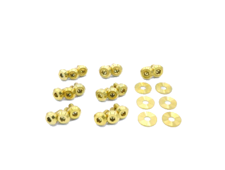 Nissan Silvia S13 (1989-1995) Titanium Dress Up Bolts Partial Engine Bay Kit - Dirty Racing Products
