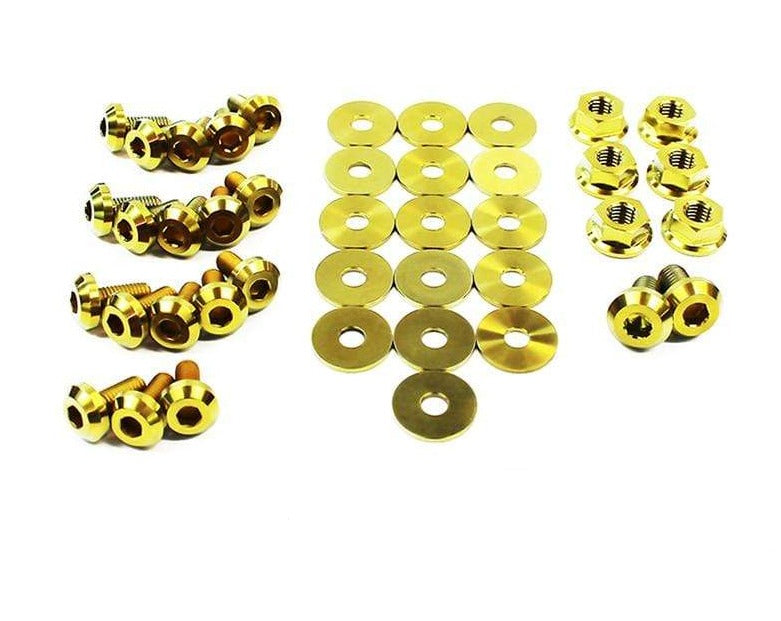 Dress Up Bolts Titanium Partial Engine Bay Kit Lexus IS300 (1998-2005) - Dirty Racing Products