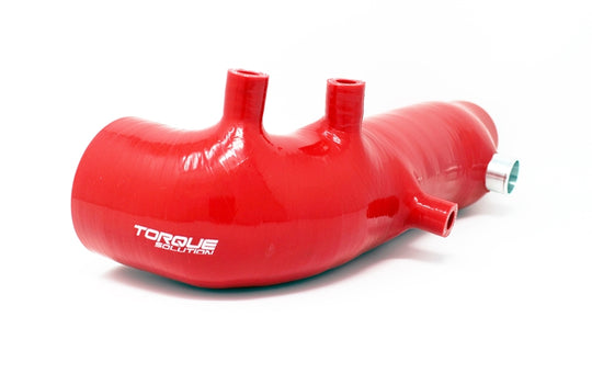 Torque Solution 2.4" Turbo Inlet Hose (Red): Subaru WRX 02-07, STI 04-18, LGT 05-2009, FXT 04-13 - Dirty Racing Products