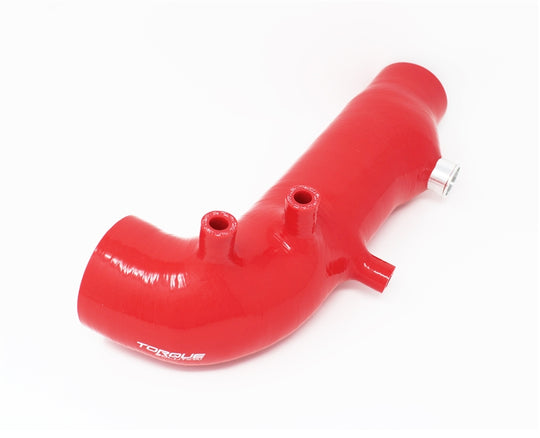 Torque Solution 2.4" Turbo Inlet Hose (Red): Subaru WRX 02-07, STI 04-18, LGT 05-2009, FXT 04-13 - Dirty Racing Products