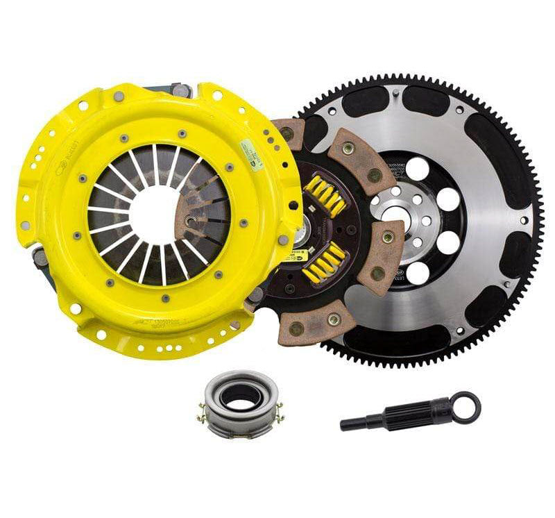 ACT Heavy Duty Sprung 6-Puck Disc Clutch Kit w/Flywheel BRZ / FR-S / FT-86 2013-2018 - Dirty Racing Products