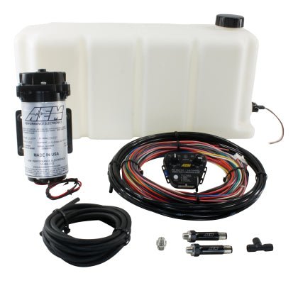 AEM Electronics Diesel Water / Methanol Injection Kit V2 (up to 40psi) w/ 5 Gallon Tank - Universal - Dirty Racing Products