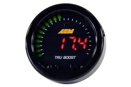 AEM Electronics Tru-BoostX Boost Controller Gauge - Universal - Dirty Racing Products