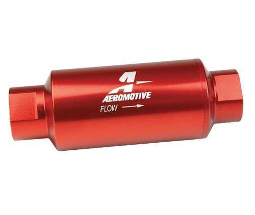 Aeromotive 40 Micron, ORB-10 Red Fuel Filter - Dirty Racing Products