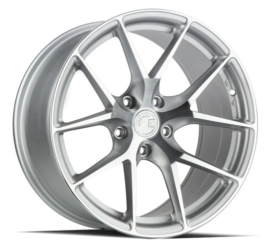 AodHan AFF Series AFF7 20x9 5x114.3 +30 Silver Machined Face Wheel - Dirty Racing Products