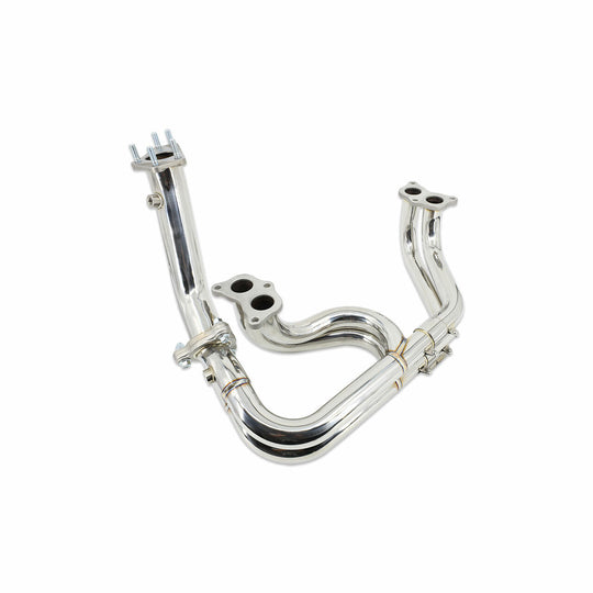 IAG Performance Equal Length 3-Bolt Header & Uppipe for 02-14 WRX, 04-21 STI, 05-09 LGT, 04-08 FXT - Dirty Racing Products