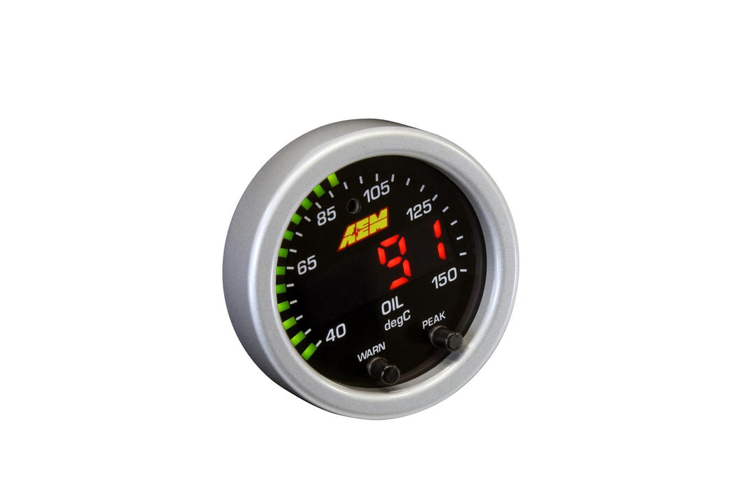 AEM X-Series Temperature Gauge 100-300F / 40-150C - Dirty Racing Products