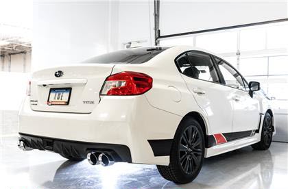 AWE Tuning Touring Edition Cat Back Exhaust Chrome Tips Subaru WRX 2015+ - Dirty Racing Products