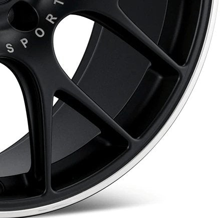 BBS CI-R 19x9 5x112 42mm - Satin Black w/Polished Stainless Lip Wheel - Dirty Racing Products