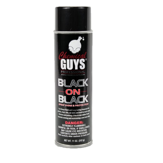 Chemical Guys Black on Black Instant Trim Shine Spray Dressing - 11oz (P6) - Dirty Racing Products