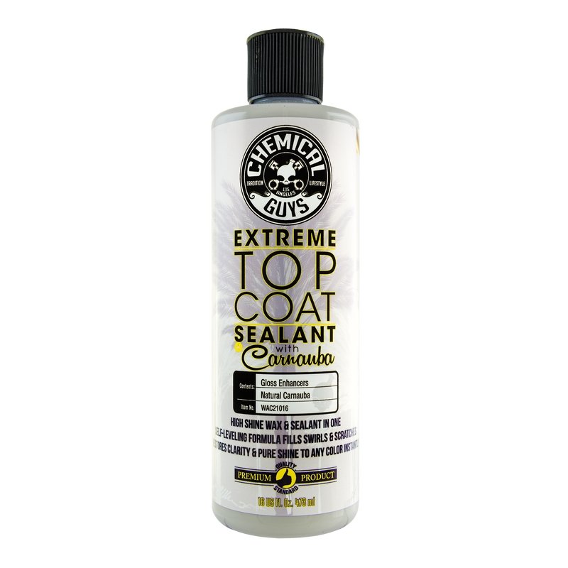 Chemical Guys Extreme Top Coat Carnauba Wax & Sealant In One - 16oz (P6) - Dirty Racing Products