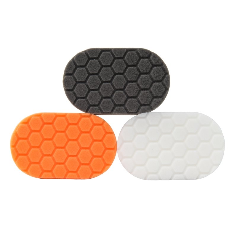Chemical Guys Hex-Logic Hand Polishing Applicator Pads - 3in x 6in x 1in - 3 Pack (P12) - Dirty Racing Products