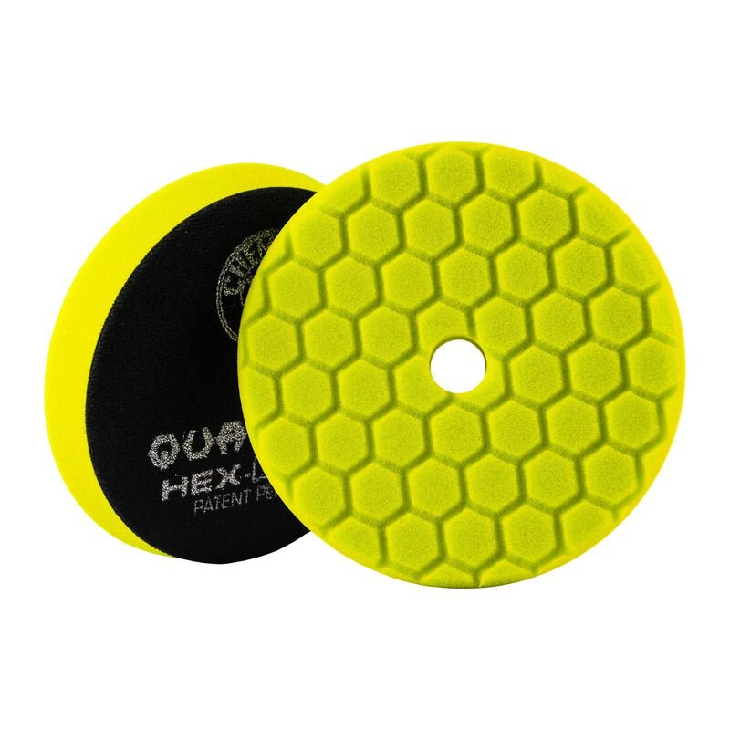 Chemical Guys Hex-Logic Quantum Heavy Cutting Pad - Yellow - 5.5in (P12) - Dirty Racing Products