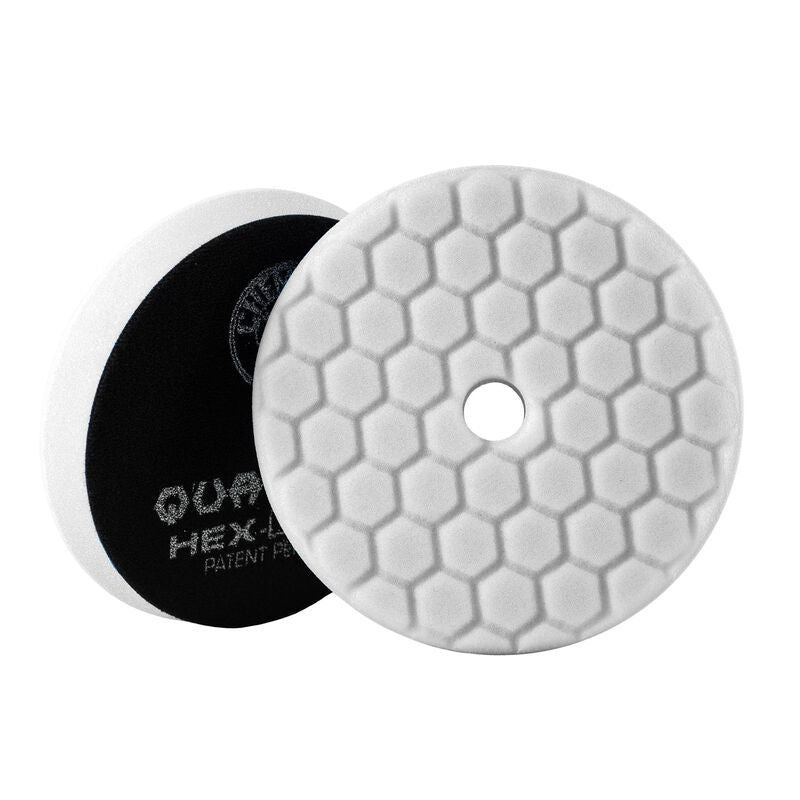 Chemical Guys Hex-Logic Quantum Light-Medium Polishing Pad - White - 6.5in (P12) - Dirty Racing Products