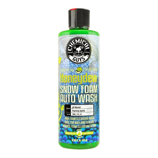 Chemical Guys Honeydew Snow Foam Auto Wash Cleansing Shampoo - 16oz (P6) - Dirty Racing Products