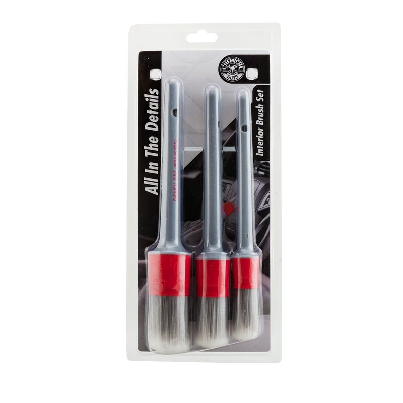 Chemical Guys Interior Detailing Brushes - 3 Pack (P12) - Dirty Racing Products