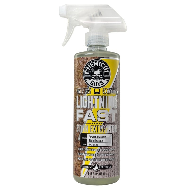 Chemical Guys Lightning Fast Carpet & Upholstery Stain Extractor - 16oz (P6) - Dirty Racing Products
