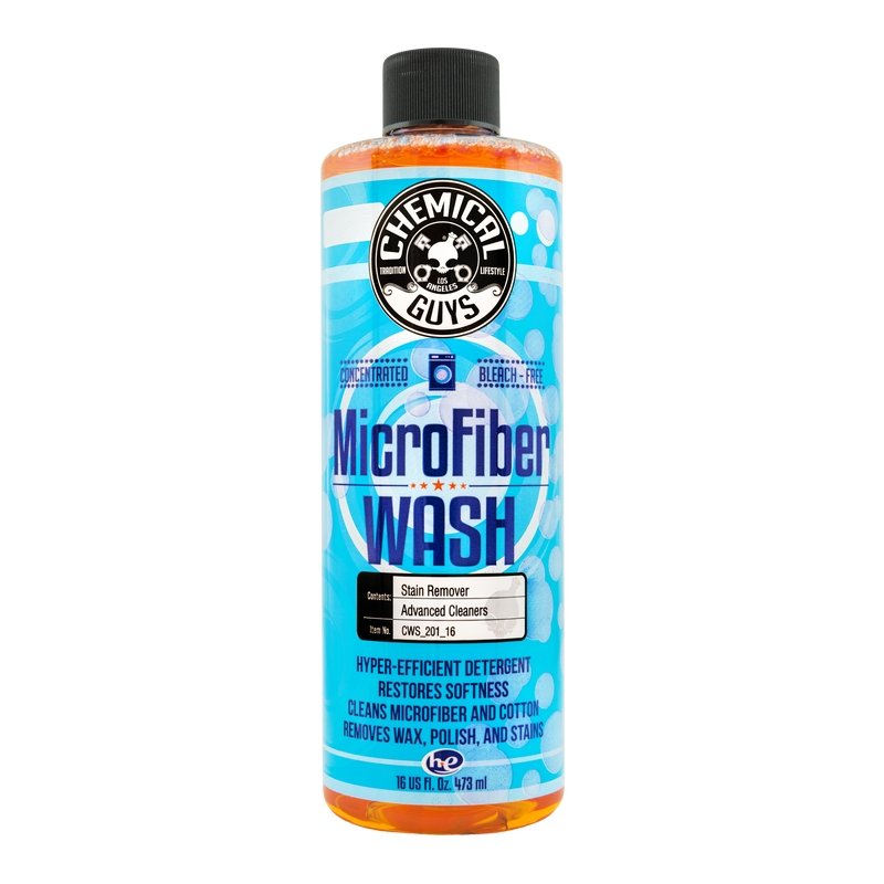 Chemical Guys Microfiber Wash Cleaning Detergent Concentrate - 16oz (P6) - Dirty Racing Products
